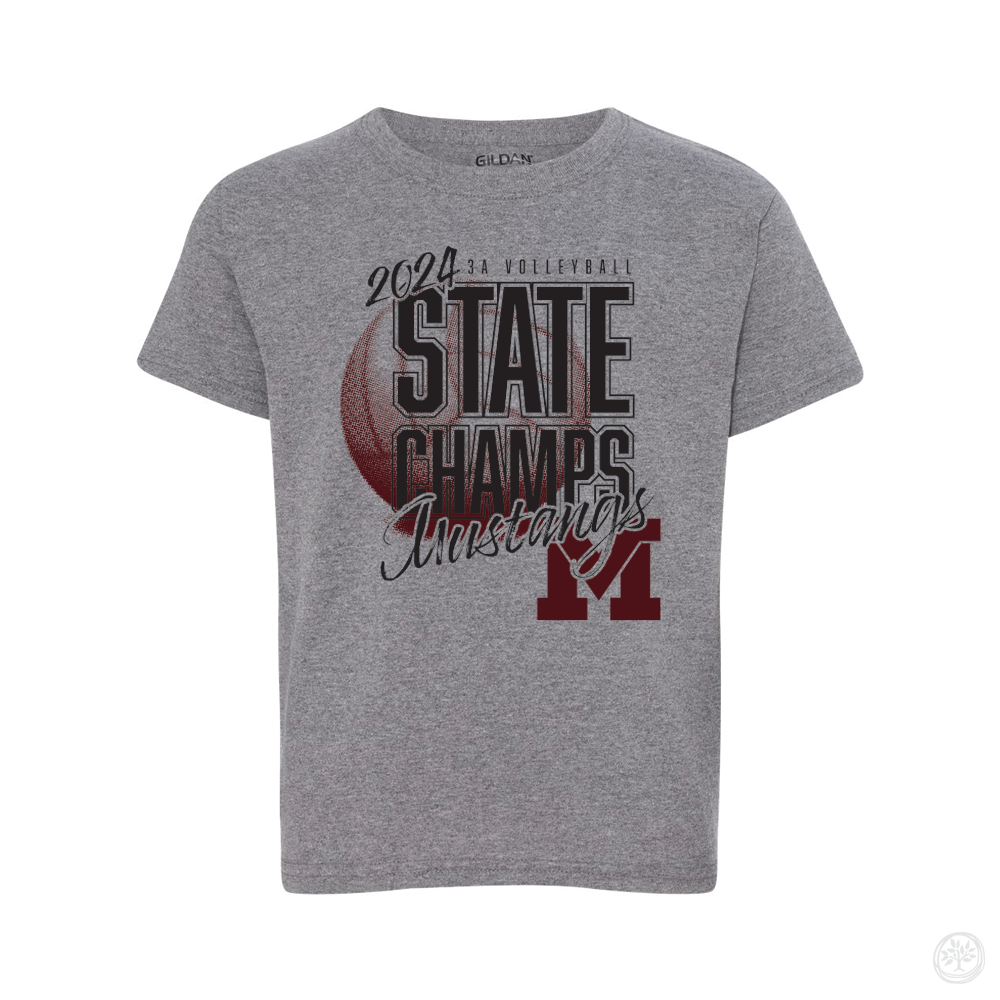 MVVB State Champs - YOUTH Gildan 50/50 Tee